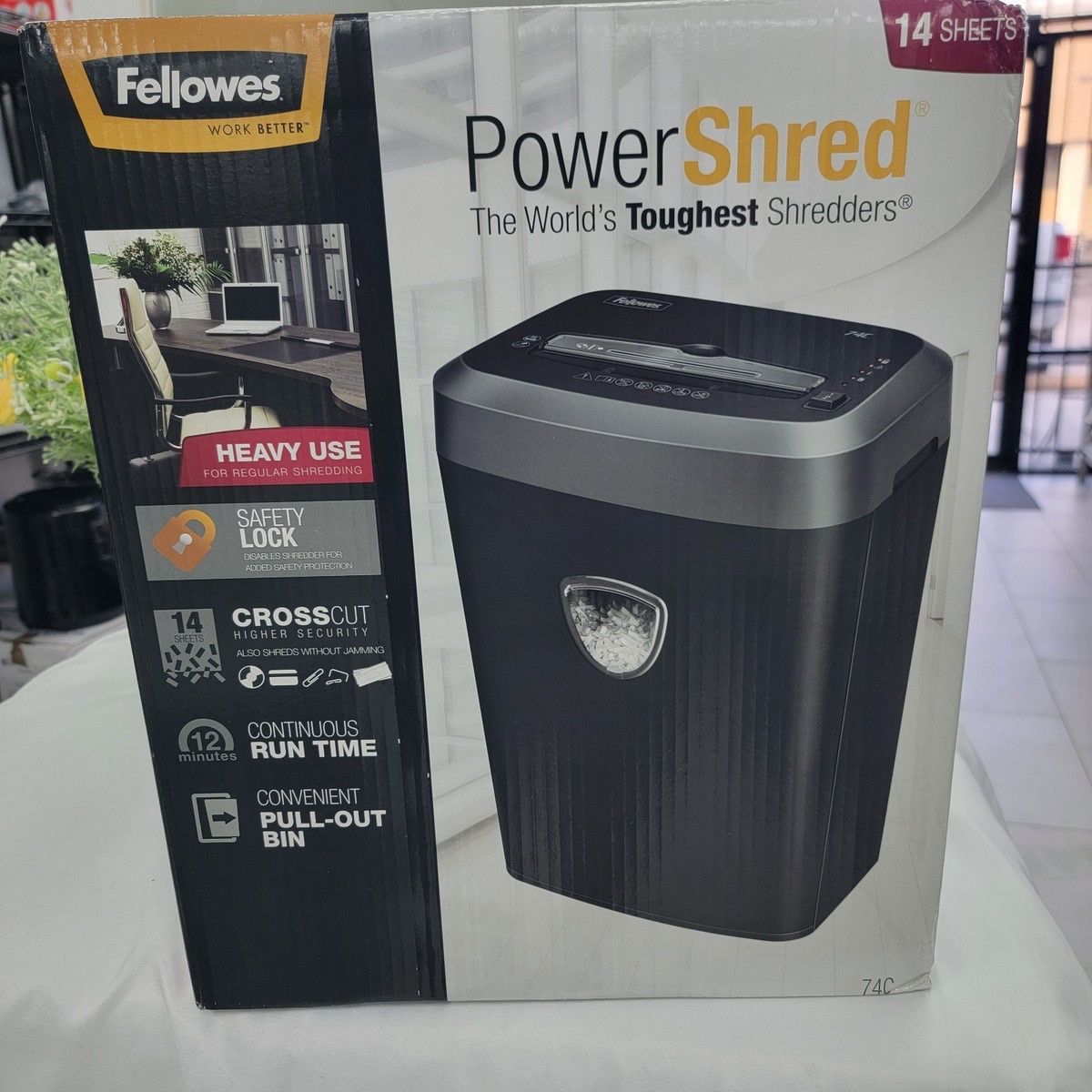 Fellowes Powershred MS-450Cs Paper Shredder